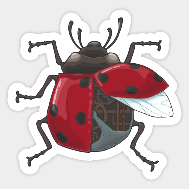 Lady Bug Sticker by Newcoatofpaint